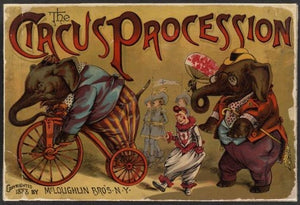 Circus Parade Antiqued Art Poster 16"x24" On Sale The Poster Depot