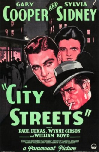 City Streets Movie Mini poster 11inx17in