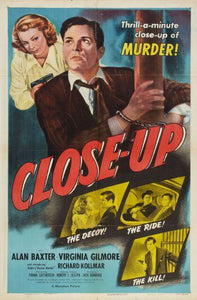 Closeup movie poster Sign 8in x 12in