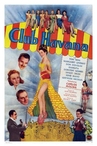 Club Havana movie poster Sign 8in x 12in