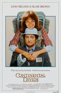 Continental Divide Movie 11x17 poster for sale cheap United States USA