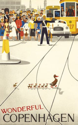 Copenhagen Mini poster 11inx17in