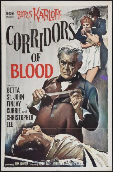 Corridors Of Blood movie poster Sign 8in x 12in