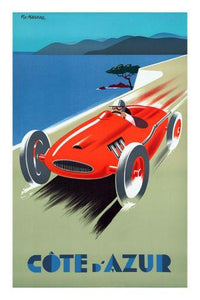 France Cote D'Azur poster 27x40| theposterdepot.com