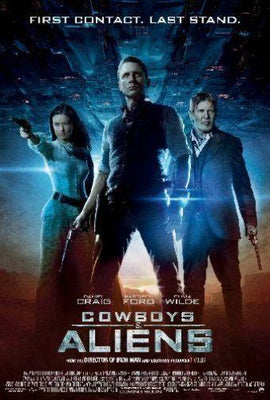 Cowboys And Aliens Metal Print 8in x 12in