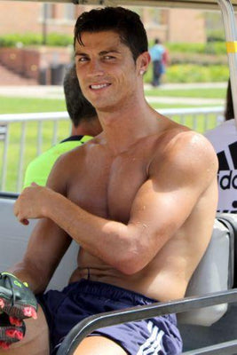 Cristiano Ronaldo poster tin Metal Print Wall Art