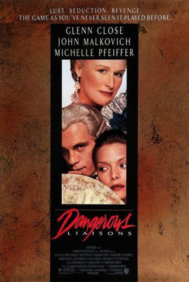 Dangerous Liaisons Movie poster 24inx36in Poster 24x36 The Poster Depot