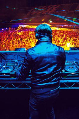 David Guetta poster tin Metal Print Wall Art