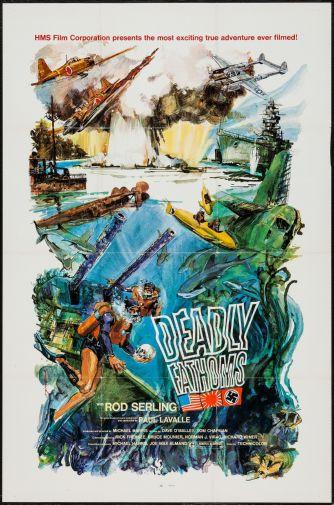 Deadly Fathoms Movie poster 24inx36in Poster 24x36 - Fame Collectibles
