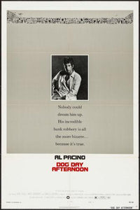 Dog Day Afternoon movie poster Sign 8in x 12in