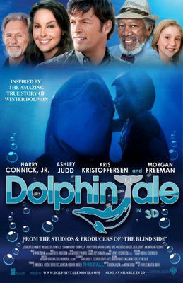 Dolphin Tale Metal Movie Poster 8in x 12in