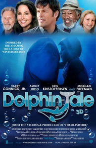 Dolphin Tale movie poster Sign 8in x 12in