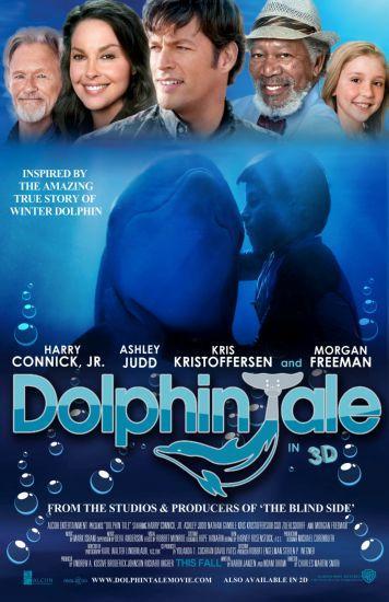 Dolphin Tale movie poster Sign 8in x 12in