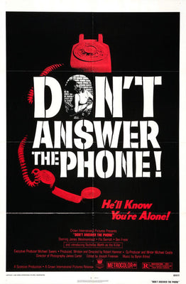 Don’T Answer The Phone Movie Poster 24x36 24x36 The Poster Depot