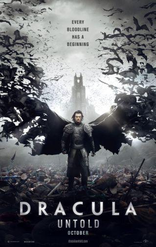 Dracula Untold movie poster Metal Print 8in x 12in