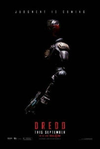 Dredd 3D movie poster Sign 8in x 12in