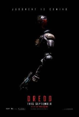 Dredd 3D Metal Movie Poster 8in x 12in