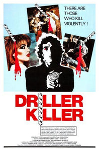 Driller Killer movie poster Sign 8in x 12in