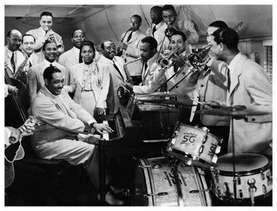 Duke Ellington Orchestra Metal Print 8in x 12in