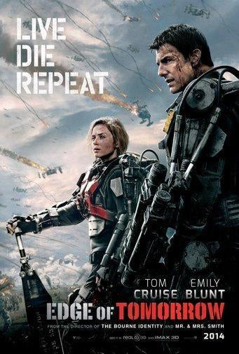 Edge Of Tomorrow movie poster Sign 8in x 12in