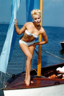 elke sommer Metal Poster Print 8in x 12in 12"x16" The Poster Depot