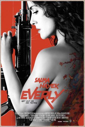 Everly movie poster Sign 8in x 12in