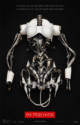 Ex Machina Metal Movie Poster 8in x 12in
