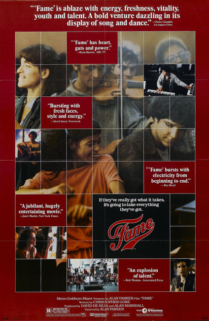 Fame Movie poster for sale cheap United States USA