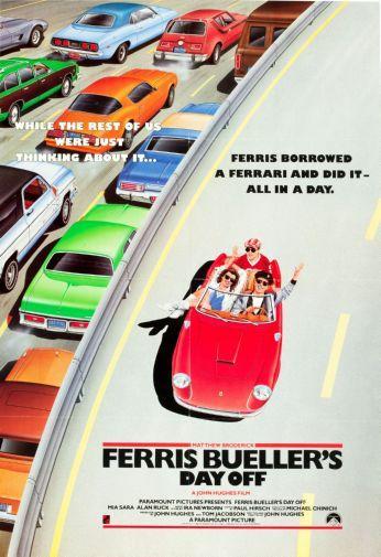 Ferris Buellers Day Off movie poster Sign 8in x 12in
