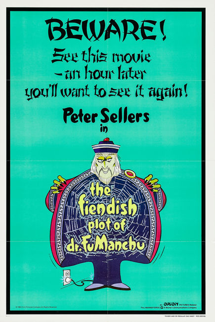 The Fiendish Plot Of Dr Fu Manchu Movie poster for sale cheap United States USA