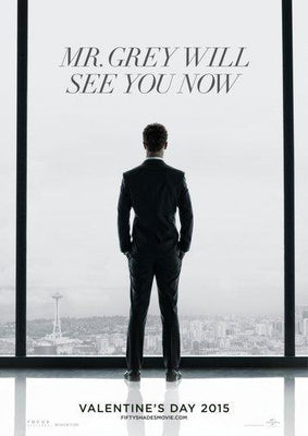 Fifty Shades Of Grey Metal Movie Poster 8in x 12in