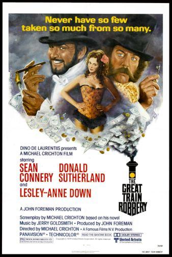 The Great Train Robbery Metal Movie Poster 8in x 12in