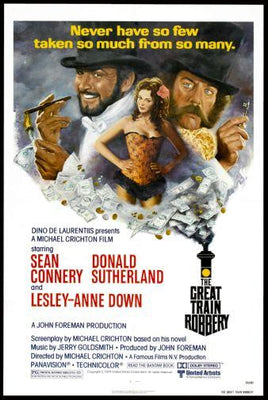 The Great Train Robbery Metal Movie Poster 8in x 12in