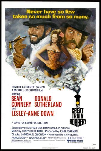 The Great Train Robbery movie poster Sign 8in x 12in