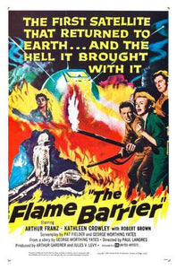 The Flame Barrier movie poster Sign 8in x 12in