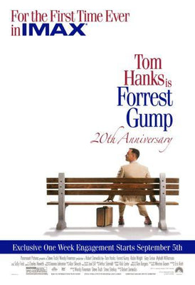 Forrest Gump Metal Movie Poster 8in x 12in