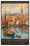 Railways French France poster tin sign Wall Art