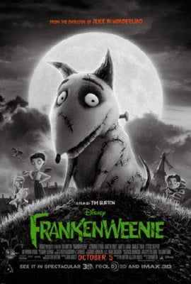Frankenweenie Metal Movie Poster 8in x 12in
