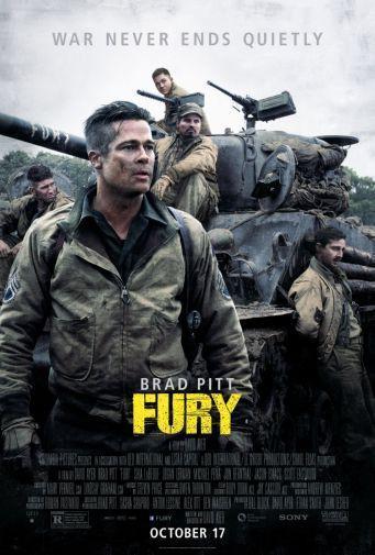 Fury Movie poster 16inx24in Poster 16x24 - Fame Collectibles
