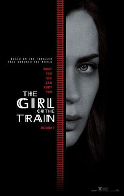 The Girl On The Train Metal Movie Poster 8in x 12in