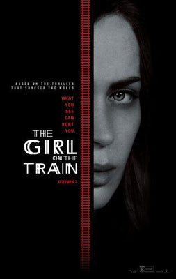 The Girl On The Train movie poster Metal Print 8in x 12in