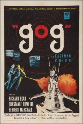 Gog movie poster Sign 8in x 12in