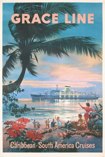 Caribbean Graceline Cruises Mini poster 11inx17in