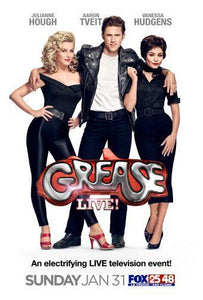 Grease Live Cast Photo Sign 8in x 12in