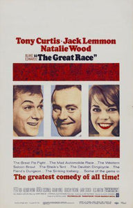 Great Race The movie poster Sign 8in x 12in