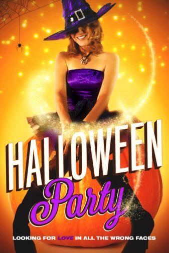 Halloween Party movie poster Sign 8in x 12in