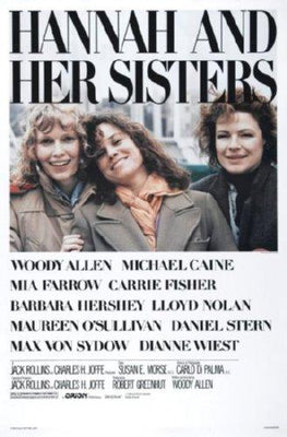 Hannah And Her Sisters Metal Movie Poster 8in x 12in