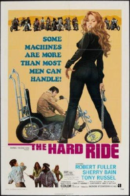 Hard Ride movie poster Metal Print 8in x 12in