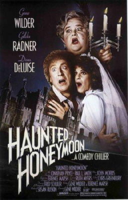 Haunted Honeymoon Metal Movie Poster 8in x 12in