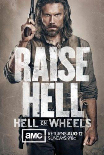 Hell On Wheels poster tin Metal Print Wall Art
